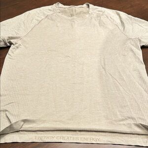 Lululemon Men's Beige / Gold Shirt